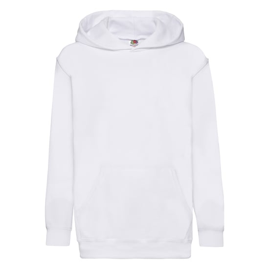 Fruit Of The Loom Kinder Unisex Sweatshirt mit Kapuze / Hoodie (Weiß) - Image 1