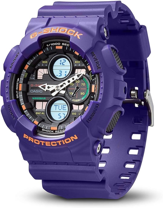Casio G-Shock Herren Armbanduhr Lila GA-140-6AER - Image 3