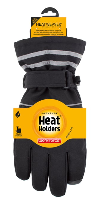 Heat Holders Mens Workforce Touchscreen-Handschuhe mit elastischen Bündchen - Image 2
