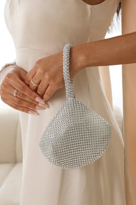Wheres That From Womens 'Rosa' Mini Chainmail Pouch Bag
