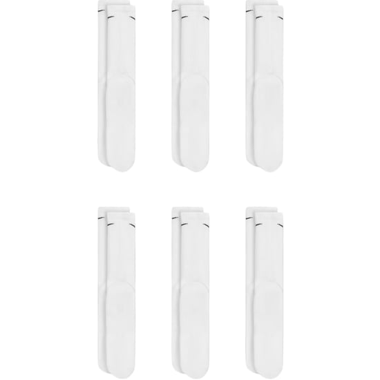 Nike Everyday Plus Cushioned Training Crew Socks (6 Pairs) White