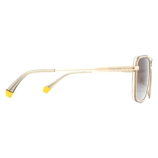 Polaroid Sunglasses PLD 6115/S 84E LA Gold Beige Brown Gradient Polarized