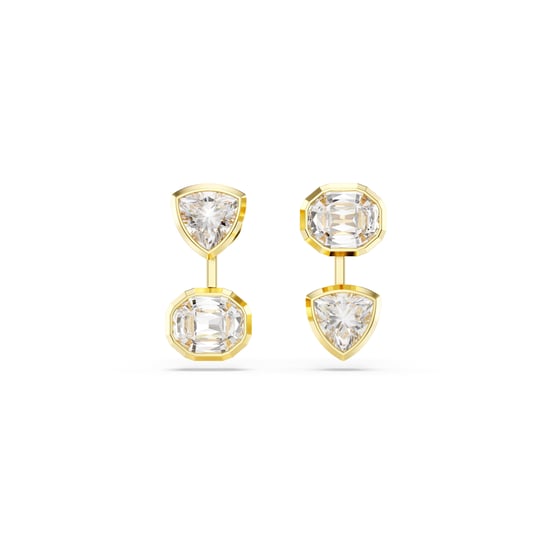 Swarovski 'Imber Organic' Damen Ohrstecker aus goldfarbenem Metall - Gold 5705461 - Image 1