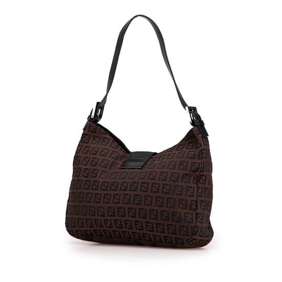 Vintage Fendi Zucchino Canvas Umh�ngetasche Braun - Image 2