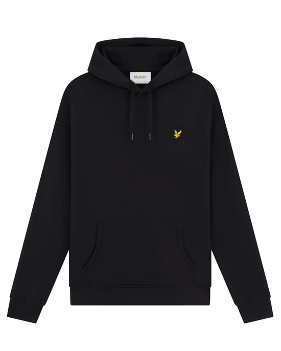 Lyle & Scott Pullover Hoodie Plus in Schwarz - Image 5