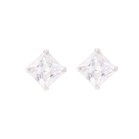Luxenter Sterling Silber 925 Ohrringe mit rhodiniertem Brillant Zirkonia - Essential - Image 1