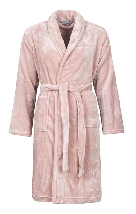 Heat Holders - Damen Fleece-Morgenmantel für den Winter - Dusty Pink - Image 1