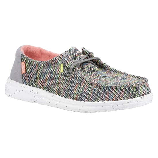 HEYDUDE Wendy Sox Polyester/Baumwolle/Elasthan Damen Pfauenrosa Loafers - Image 5