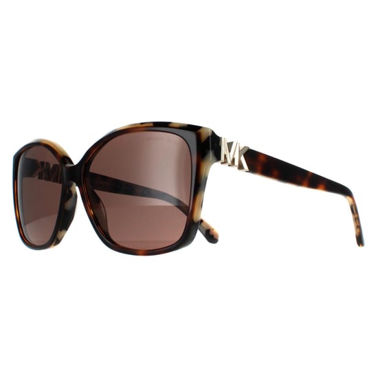 Michael Kors Square Womens Dark Tortoise and Cream Tortoise Brown MK2201 Malia