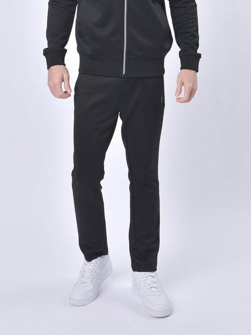 Luke 1977 Men's Edinburgh Straight Leg Joggers in Black