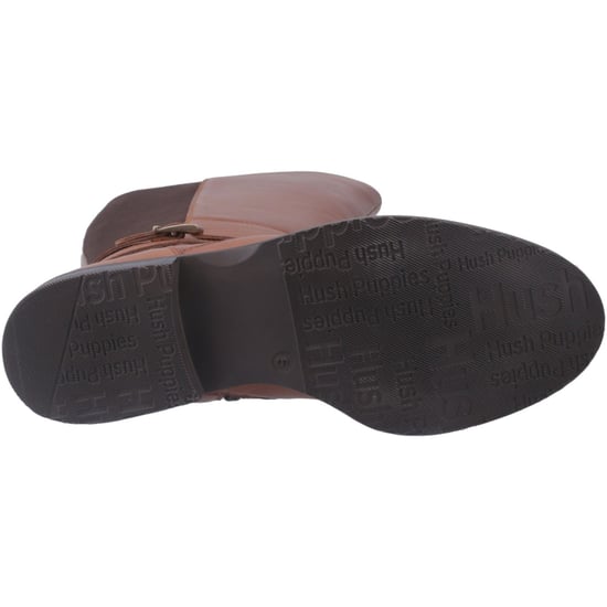 Hush Puppies Victoria Leder Damen Tan Stiefel - Image 3