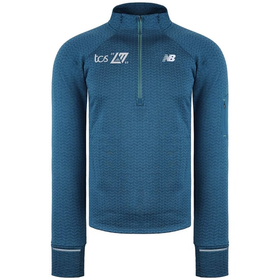 New Balance NB Heat Grid Herren Blaues Sweatshirt - Image 1