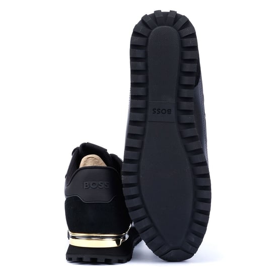 Boss Parkour Runn Herren Schwarz/Gold Turnschuhe - Image 4
