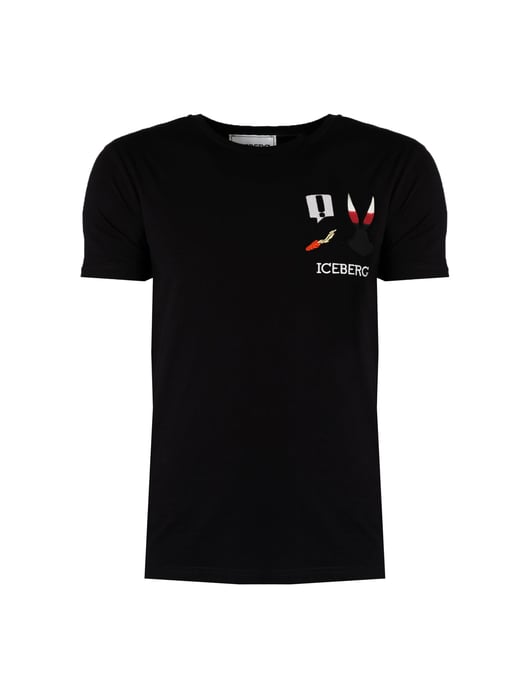 Iceberg T-Shirt Herren schwarz - Image 1