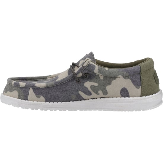 HEYDUDE Wally Washed Camo Polyester Herren Camo Bootsschuhe - Image 4