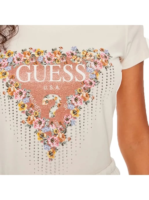 Guess Damen-T-Shirt mit Blumenmuster - Image 2