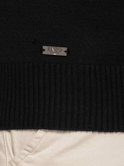 Enzo Milano | Herren Polo-Pullover mit halbem Reißverschluss - Image 4