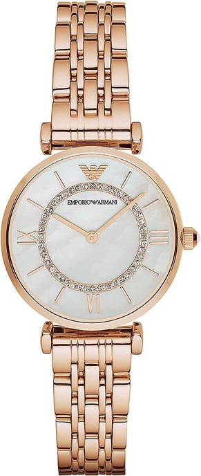 Emporio Armani Gianni T-Bar Damen Rose Gold Uhr AR1909 - Image 1