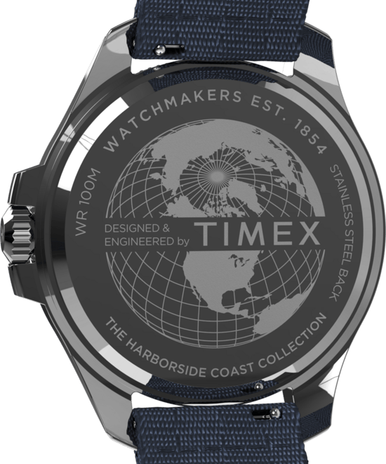 Timex Harborside Coast Herren Blau Uhr TW2W62700 - Image 3