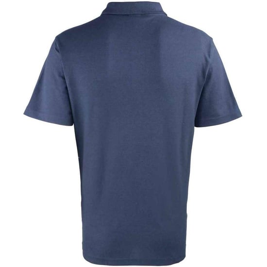 Premier - Poloshirt Mit Stollen für Herren (Marineblau) - Image 2
