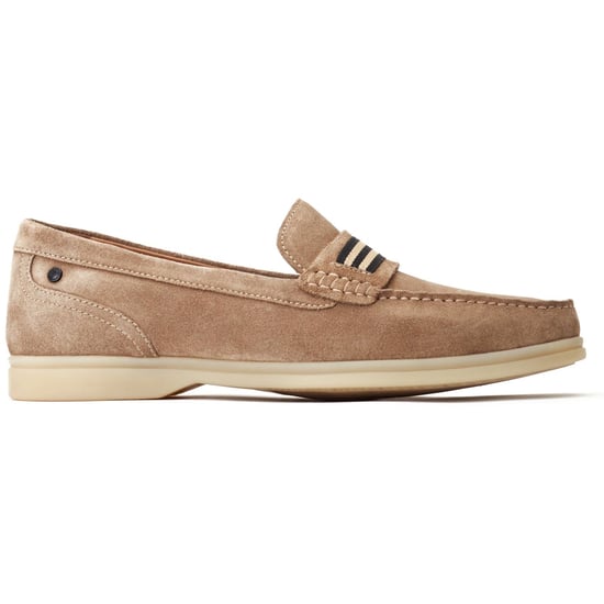 Base London Drum Leder Herren Sand Loafers - Image 5