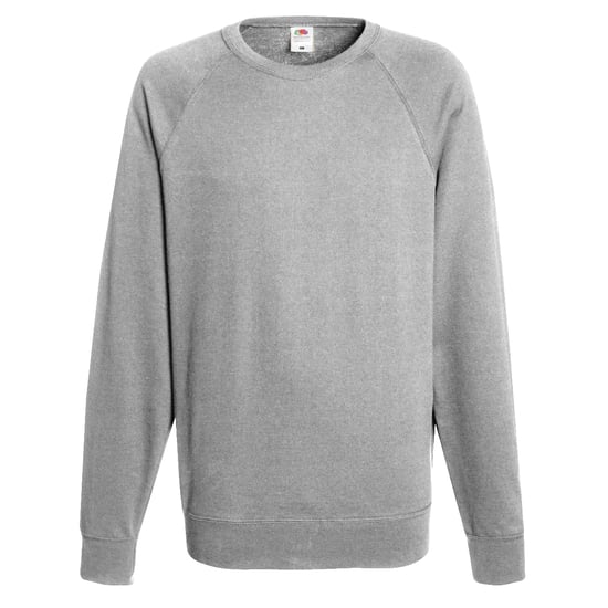 Fruit Of The Loom Herren leichtes Raglan-Sweatshirt (240 GSM) (Heather Grey) - Image 1