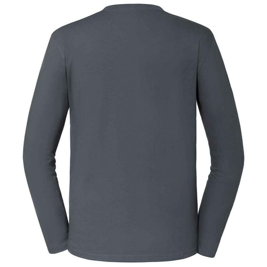 Russell - "Classic" T-Shirt für Herren/Damen Unisex Langärmlig (Grau) - Image 2