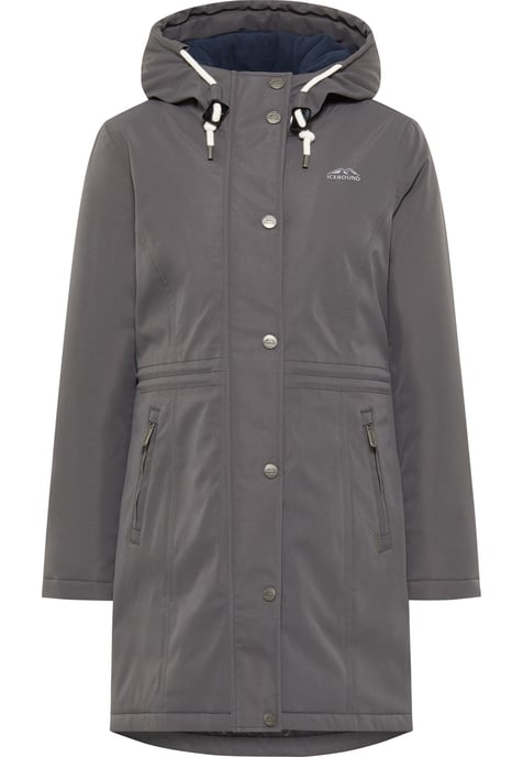 ICEBOUND Winterparka Damen steingrau - Image 1