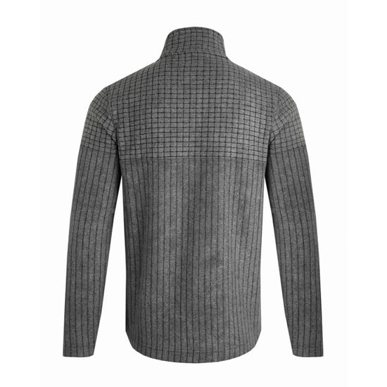 Weird Fish - "Longmont" Fleece-Oberteil mit kurzem Reißverschluss für Herren (Marineblau) - Image 2