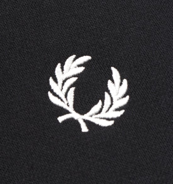 Sweat à Capuche Fred Perry Pour Homme en Noir - Image 4
