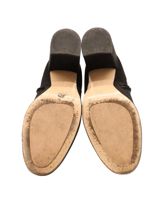 Gianvito Rossi Knöchelstiefeletten aus schwarzem Wildleder - Image 6