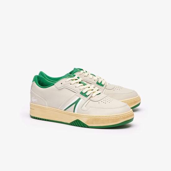 Men's Lacoste L001 Trainers in Off White