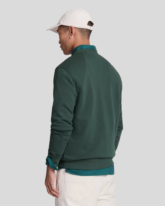 Sweatshirt mit Rundhalsausschnitt für Herren in Grün - Image 3