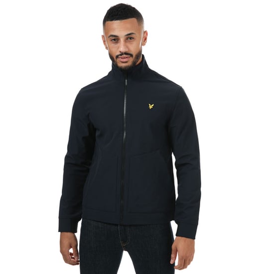 Veste Softshell col cheminée Lyle And Scott Pour Homme en Bleu Marine - Image 1