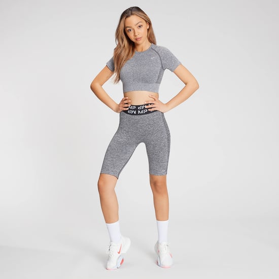MP Damen Curve Radsportshorts - Grau - Image 3