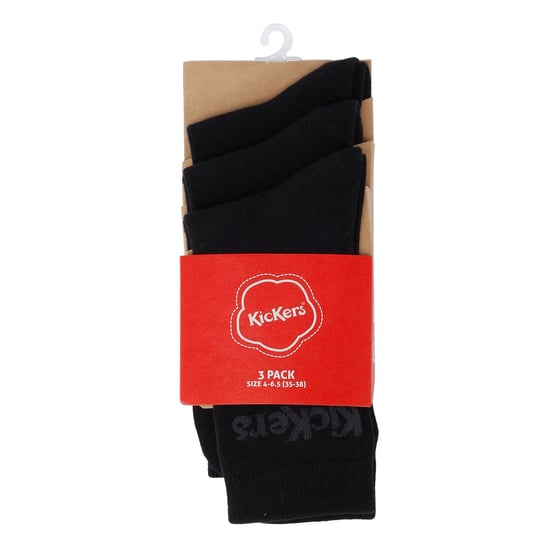 Kickers 3er Pack Schwarze Socken - Image 1