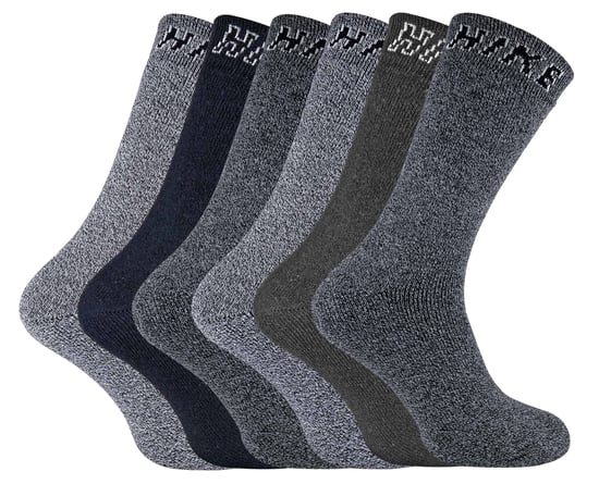 KS SPORT - Homme Randonnée Chaussettes avec Merinos Laine pour Trekking - Pack 2 - Image 1