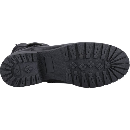 Hush Puppies Piper Leder Damen Schwarz Stiefel - Image 3