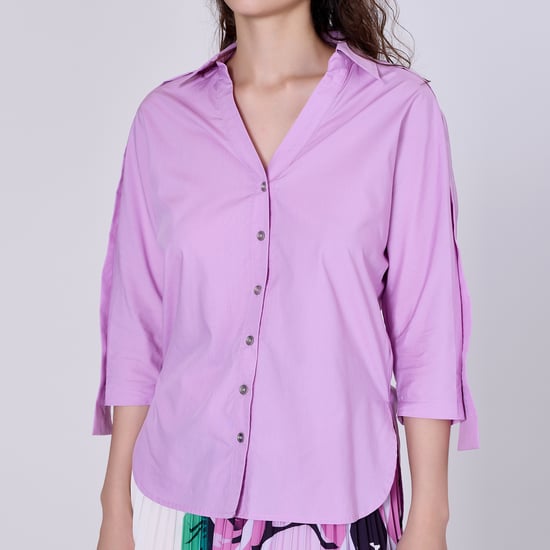 Wide shoulder straps shirt