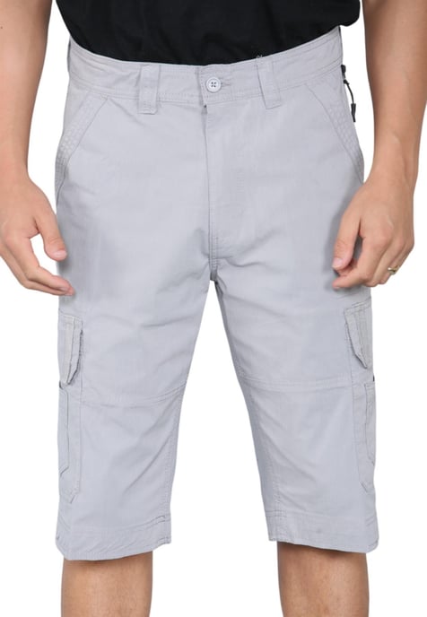 Schnell trocknende Herren-Cargo-Shorts mit mehreren Taschen in Grau - Image 5