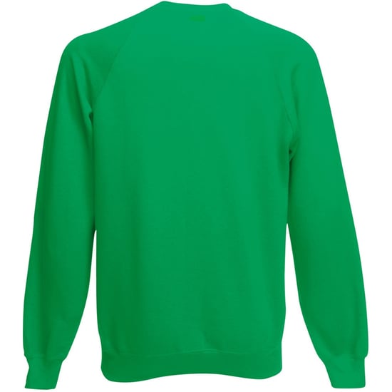 Fruit Of The Loom Herren Raglan-Ärmel Belcoro® Sweatshirt (Kelly Green) - Image 2