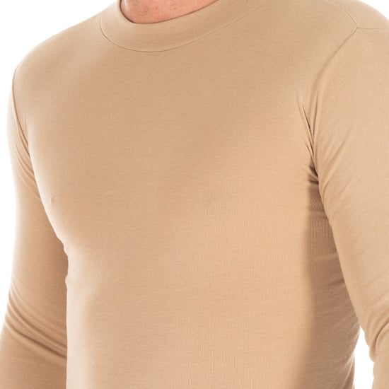 Long-sleeved T-shirt with half-high collar 1625-H man