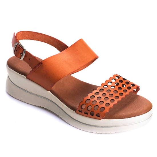 Platform sandal Montevita in Orange