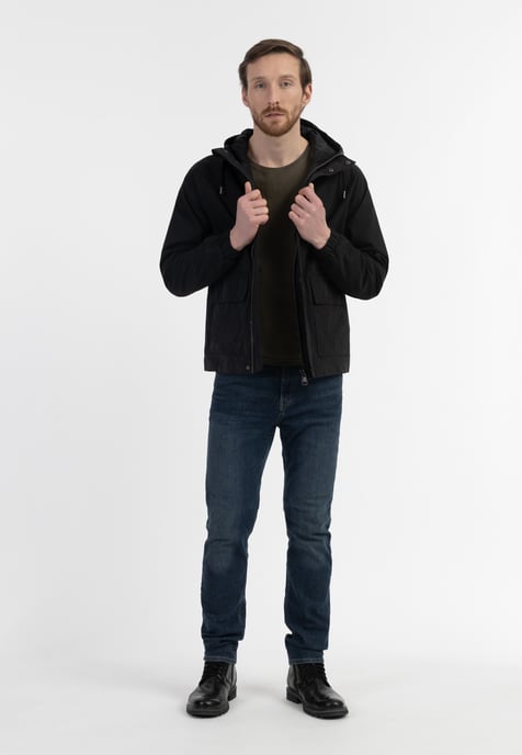 Dreimaster Jacke Herren schwarz - Image 2