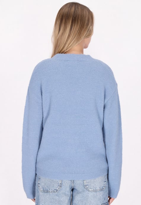 Mymo Pullover Damen hellblau - Image 4