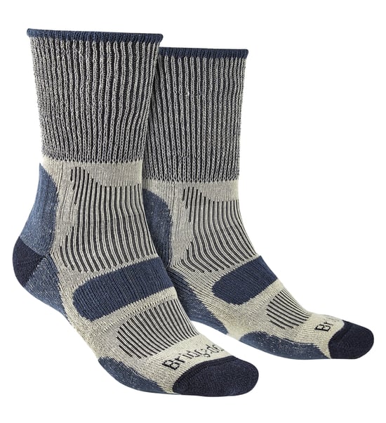 Bridgedale - Herren Wandern leichte Baumwolle Boot Socken - Indigo - Image 1