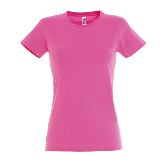 SOLS Womens/Ladies Imperial Heavy Short Sleeve T-Shirt (Orchid Pink) - Image 1