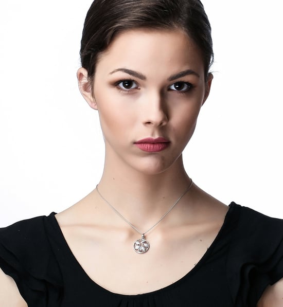 Orphelia 'Oceane' Damenkette mit Anhänger aus 925er Sterlingsilber – Silber ZH-7090 - Image 3