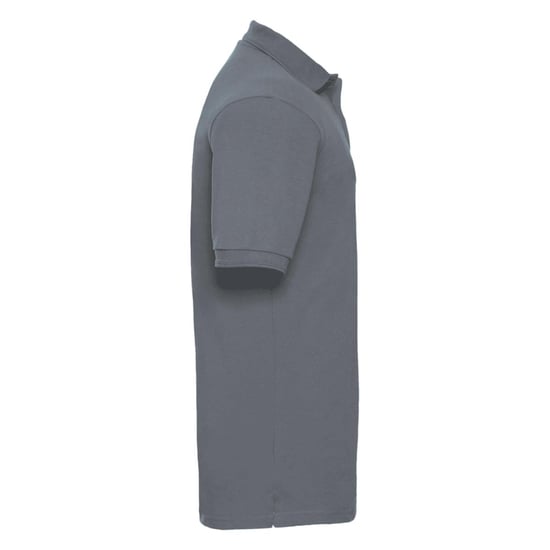 Russell Herren Ripp Polo-Shirt, Kurzarm (Grau) - Image 2