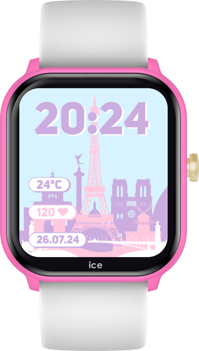 Ice Watch Ice Smart Junior 2.0 - Auffälliges Pink - Weiße Mädchen Uhr 022798 - Image 5